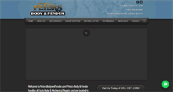 Desktop Screenshot of petersbodyandfender.com